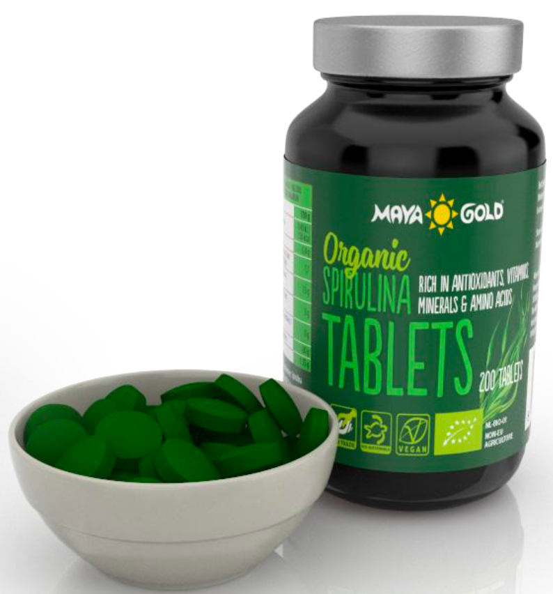 doves farm Organic Spirulina Tablets 500mg