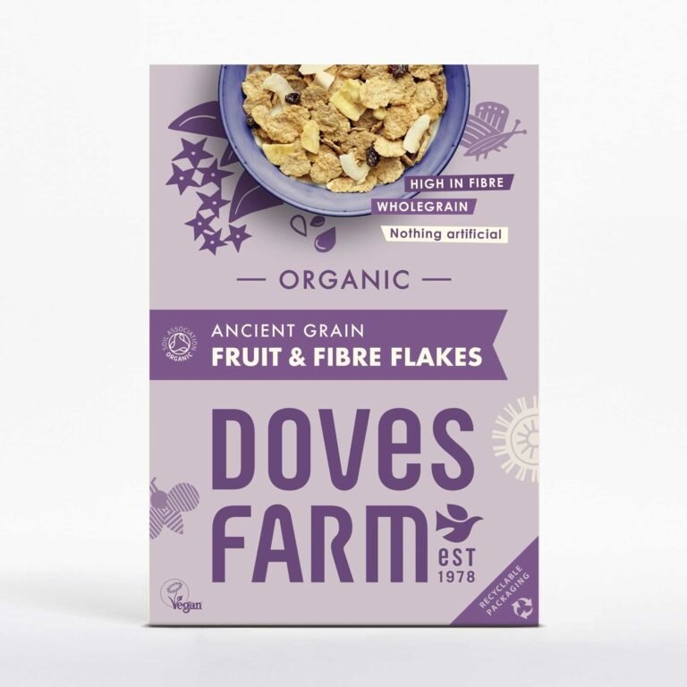 Doves Farm Organic Ancient Grain Fruit & Fibre Flakes 